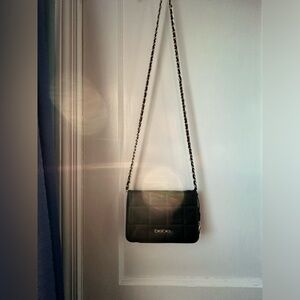 Black Bebe crossbody bag.